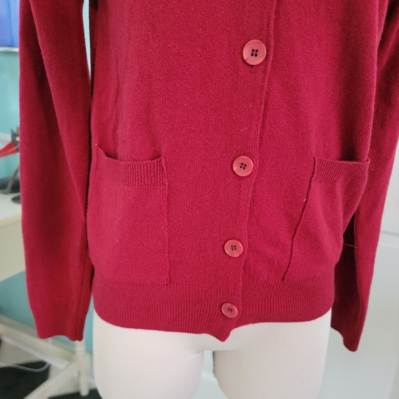 "Ballerina" Wool Sailor Cardigan - Picture 10 of 12